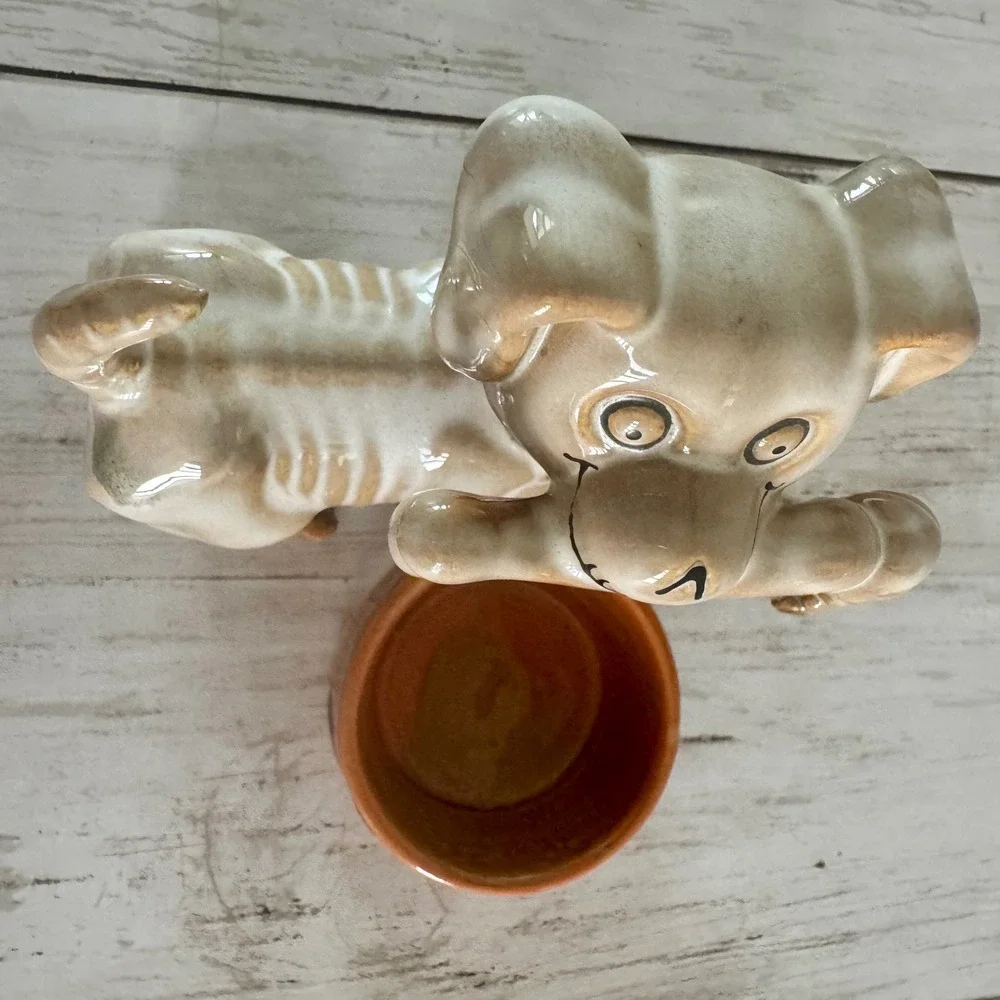 Yankee Candle Halloween Skeleton Dog Ceramic Votive Tea Light Holder Bony Pup